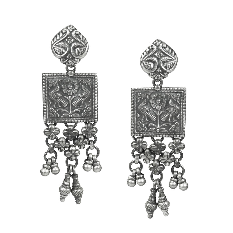 Buy Mahi Silver Earrings | Silver Earring Online India